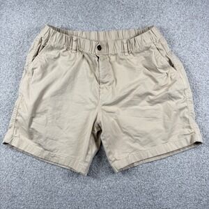 Bearbottom Chino Shorts Mens XXL Khaki Tan 7 Inch Inseam Stretch Cotton‎ Elastic